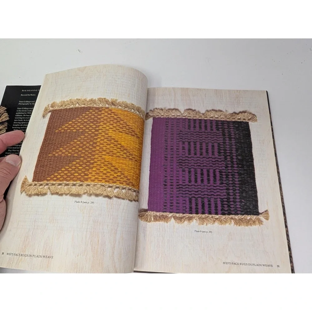 Vintage 1990 Rug Weaving Techniques Beyond The Basics Collingwood HC Textile Art